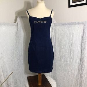 Bebe Denim Mini Dress  Size M